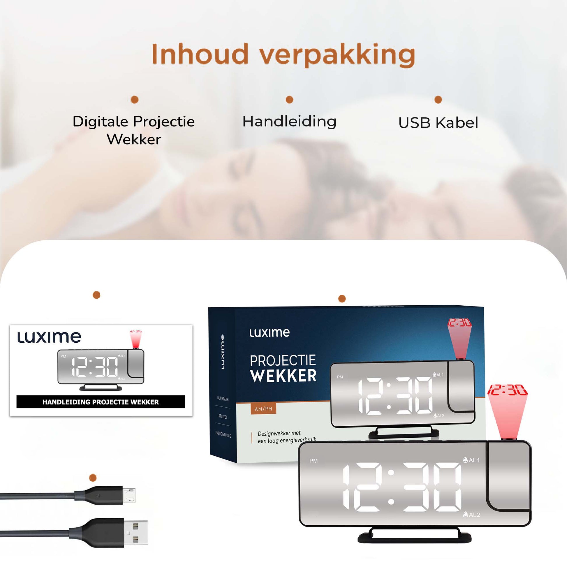 inhoud-verpakking-projectie-wekker-zwart
