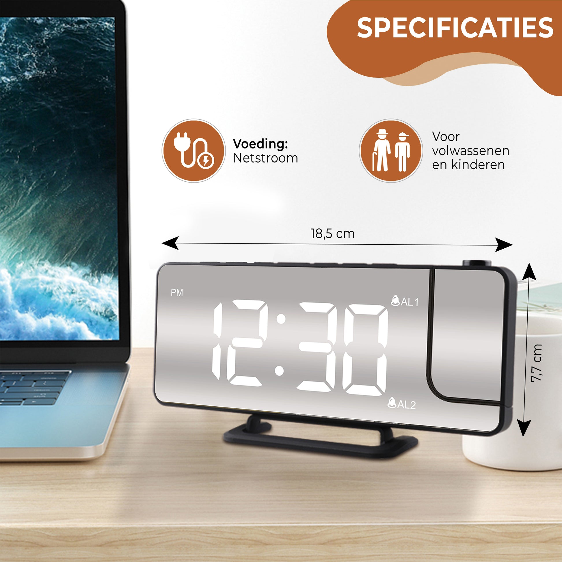 specificaties-luxime-wekker-zwart