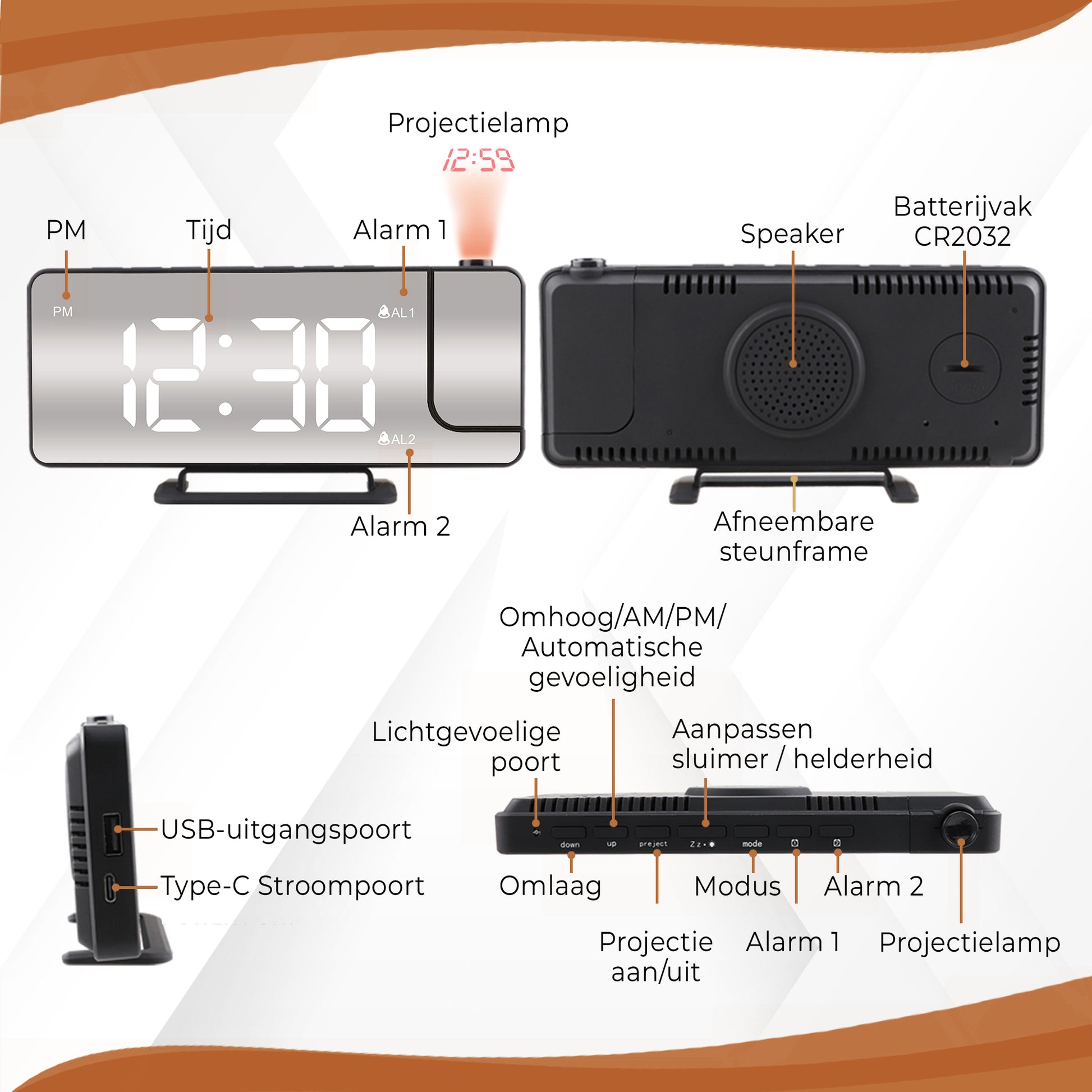 uitleg-knoppen-projectie-wekker-zwart
