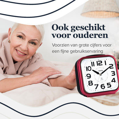 luxime-analoge-wekker-rood-grote-cijfers-voor-ouderen