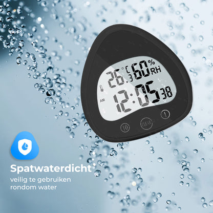 Luxime waterdichte douchetimer spatwaterdicht en veilig te gebruiken in de badkamer